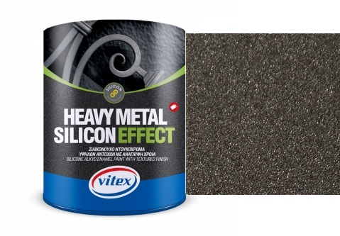 Vitex Heavy Metal Silicon Effect  - štrukturálna kováčska farba  768 Steel 0
