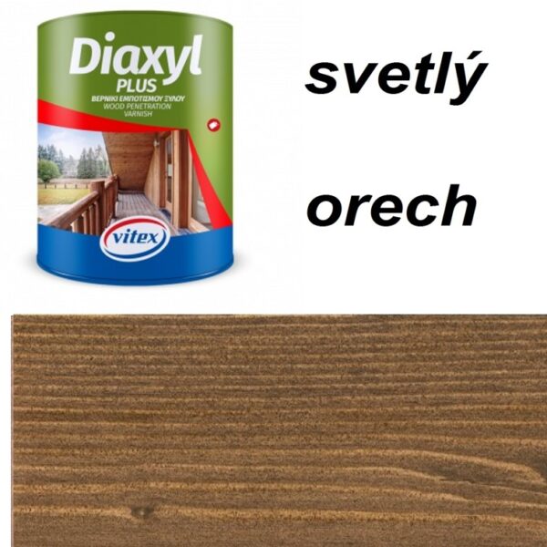 Vitex diaxyl plus - tenkovrstvá lazúra svetlý orech 2403 2